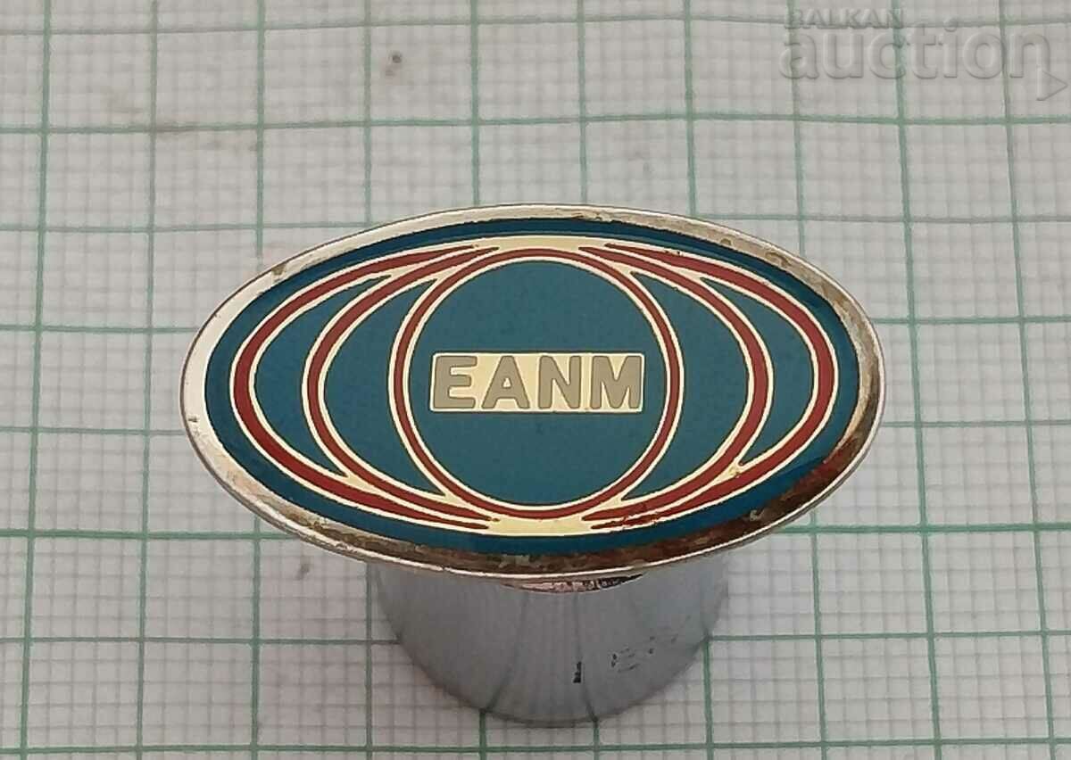 EANM EUROPEAN ASSOCIATION OF NUCLEAR MEDICINE LOGO BADGE PIN