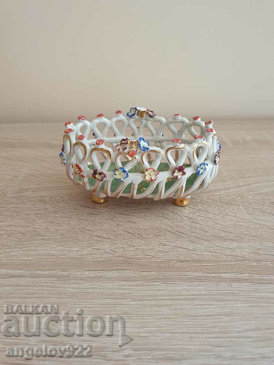 Italian porcelain candy box!