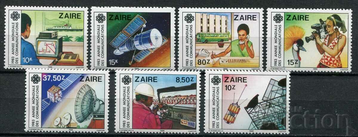 Zaire 1984 MnH - Communications, Scientific Achievements