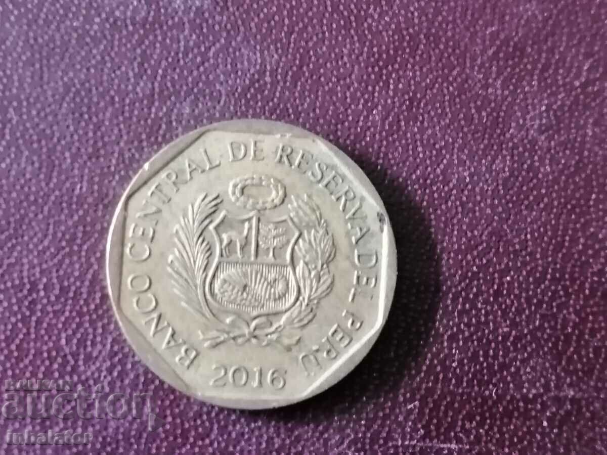 Peru 10 centimos 2016