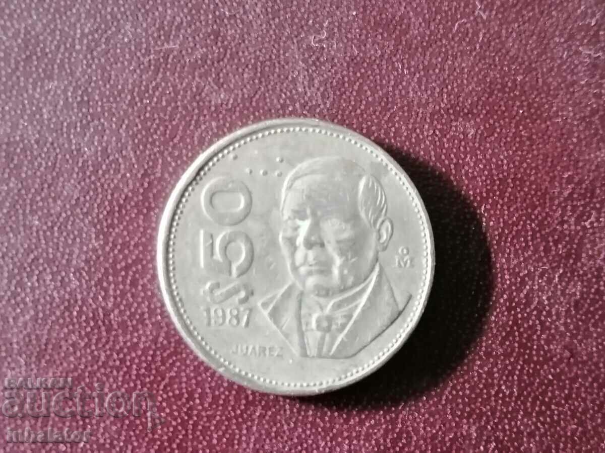 50 pesos 1987 Mexic