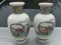 PAIR OF CHINESE PORCELAIN VASES MARKING