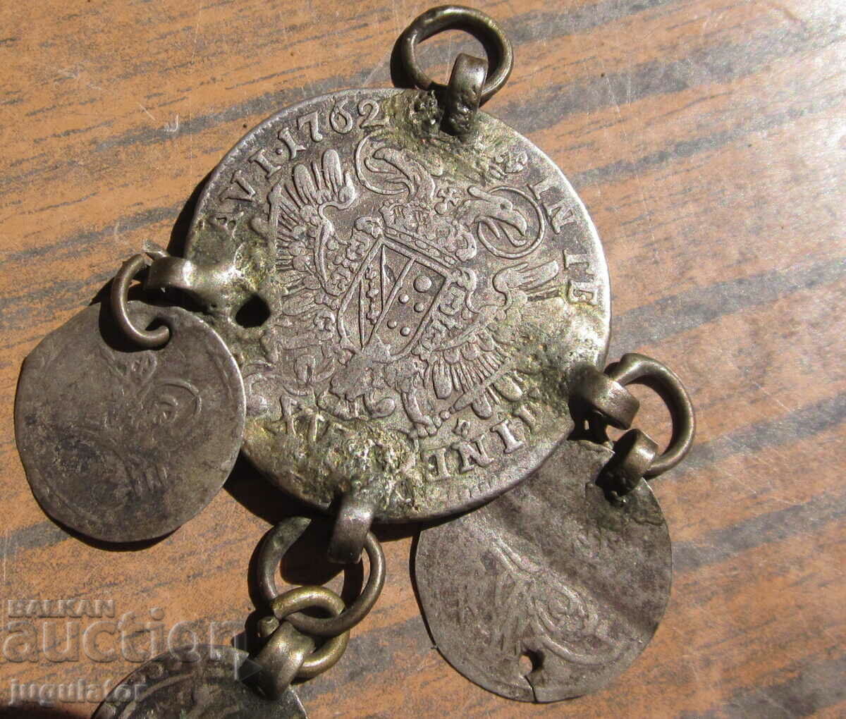 παλιά βουλγαρικά εθνογραφικά κοσμήματα από ασημένια φορεσιά - 6 παλιά βουλγαρικά εθνογραφικά κοσμήματα από ασημένια φορεσιά - 6