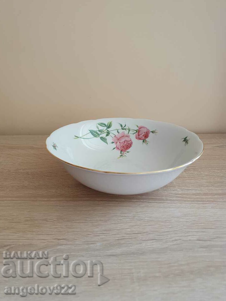 Porcelain deep bowl ROSE Christineholm