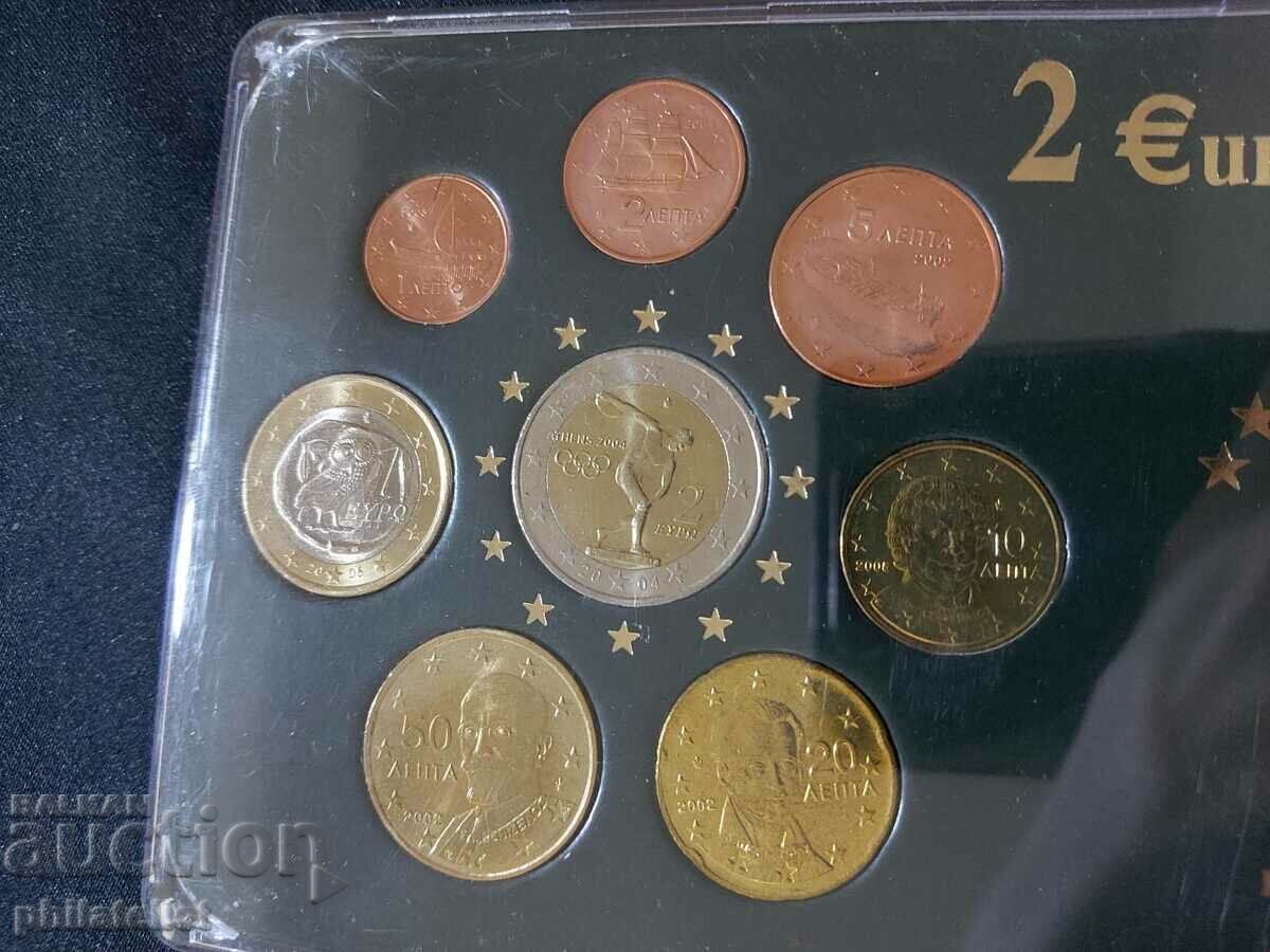 Greece 2002-2005 - Euro set series from 1 cent to 2 euros with price 22.00 BGN | € 11.25 Greece 2002-2005 - Euro set series from 1 cent to 2 euros with price 22.00 BGN | € 11.25
