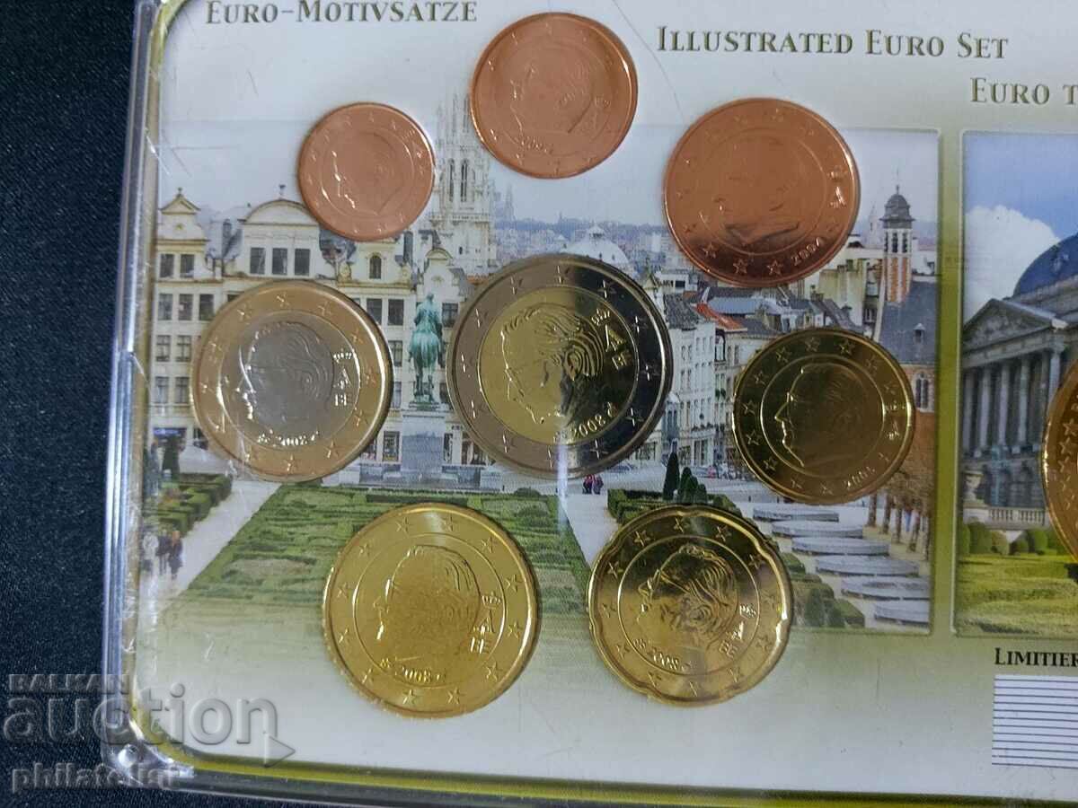 Белгия 2004-2009 - Евро сет от 1 цент до 2 евро + медал UNC с цена 25.00 лв. | € 12.78 Белгия 2004-2009 - Евро сет от 1 цент до 2 евро + медал UNC с цена 25.00 лв. | € 12.78