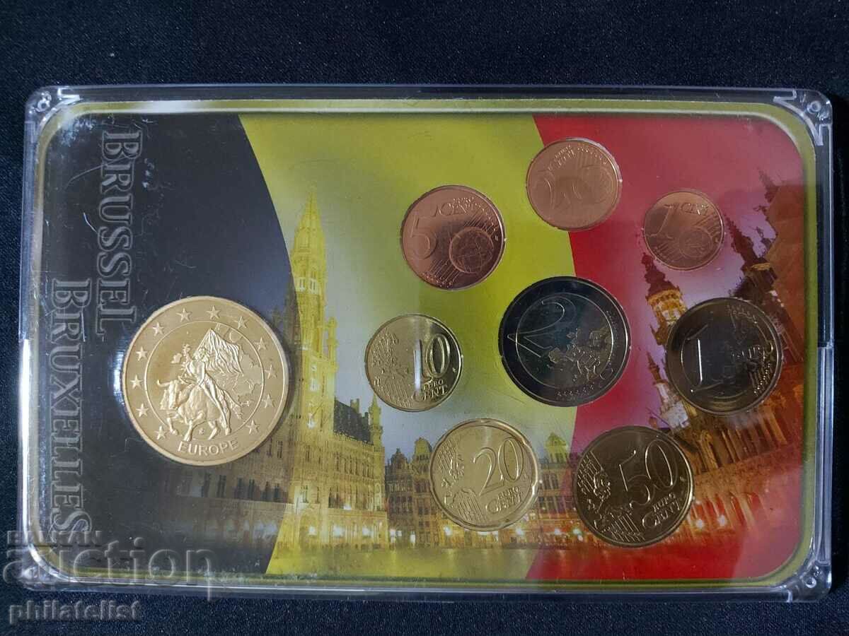 Аукцион Белгия 2004-2009 - Евро сет от 1 цент до 2 евро + медал UNC Аукцион Белгия 2004-2009 - Евро сет от 1 цент до 2 евро + медал UNC