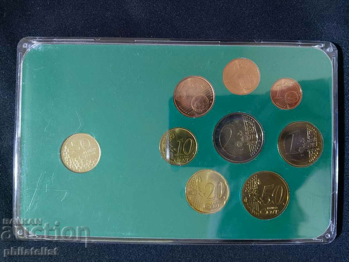 Аукцион Финландия 2000-2004 - Евро сет от 1 цент до 2 евро + 50 пени Аукцион Финландия 2000-2004 - Евро сет от 1 цент до 2 евро + 50 пени