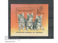 Guinea Bissau Cats Block 1985