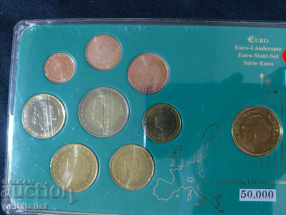 Netherlands 2001-2005 - Euro set + 1 guilder 1977, 9 coins with price 23.00 BGN | € 11.76 Netherlands 2001-2005 - Euro set + 1 guilder 1977, 9 coins with price 23.00 BGN | € 11.76