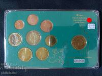 Netherlands 2001-2005 - Euro set + 1 guilder 1977, 9 coins