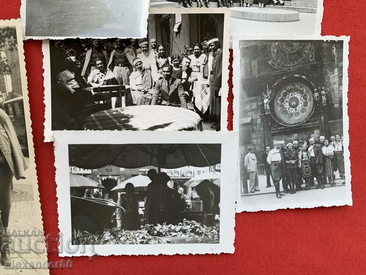 Delivery of Sokol Youth Congress Prague 1938.12 photos+1 card Delivery of Sokol Youth Congress Prague 1938.12 photos+1 card