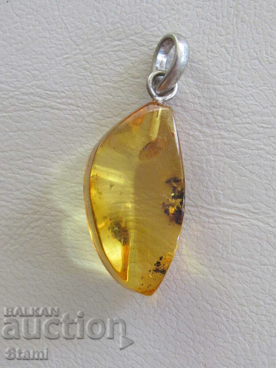 Colier - pandantiv chihlimbar baltic de primă clasă - 5 Colier - pandantiv chihlimbar baltic de primă clasă - 5