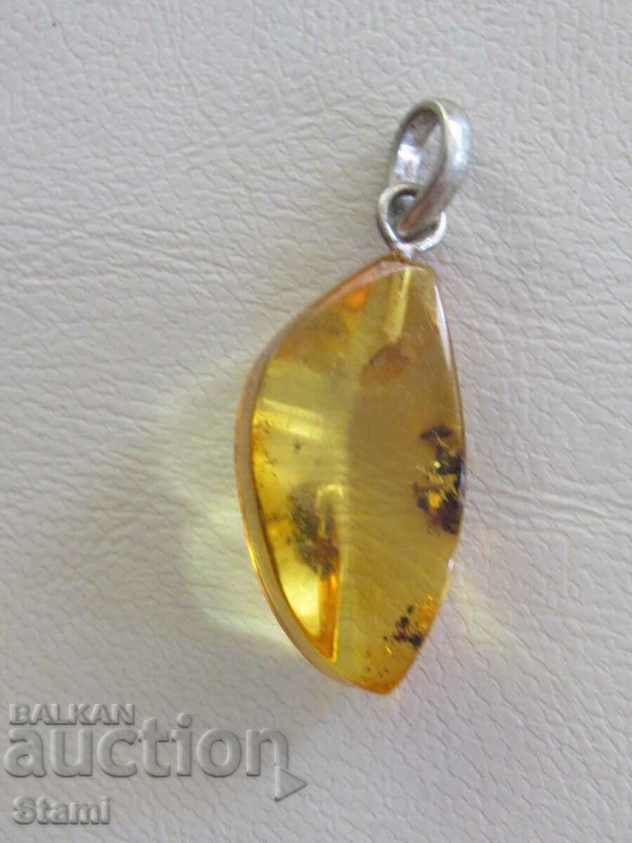 Colier - pandantiv chihlimbar baltic de primă clasă - 6 Colier - pandantiv chihlimbar baltic de primă clasă - 6