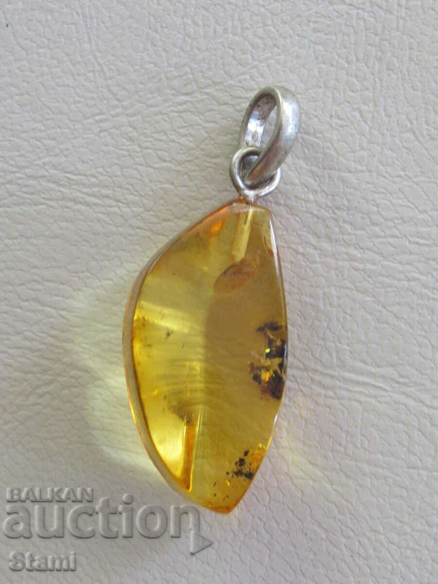 Colier - pandantiv chihlimbar baltic de primă clasă - 7 Colier - pandantiv chihlimbar baltic de primă clasă - 7