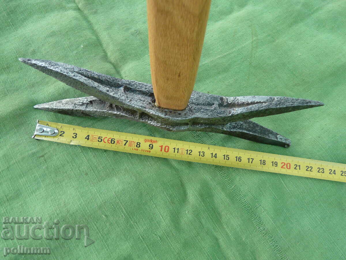 Old hand-forged butcher's hammer - 294 - 5 Old hand-forged butcher's hammer - 294 - 5