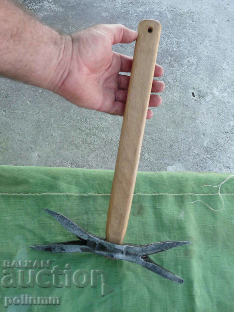 Old hand-forged butcher's hammer - 294 - 6 Old hand-forged butcher's hammer - 294 - 6