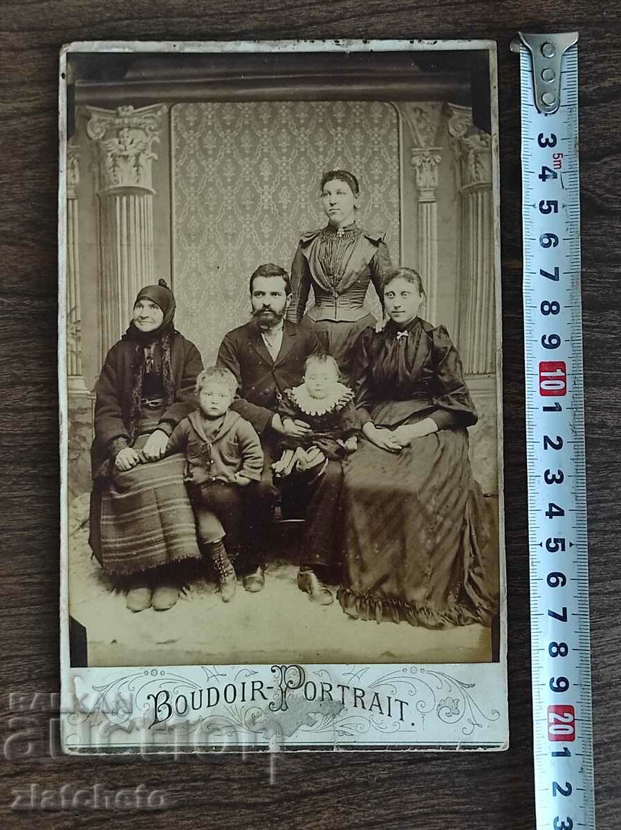 Carton foto vechi Regatul Bulgariei - atelier Petar Braborkov