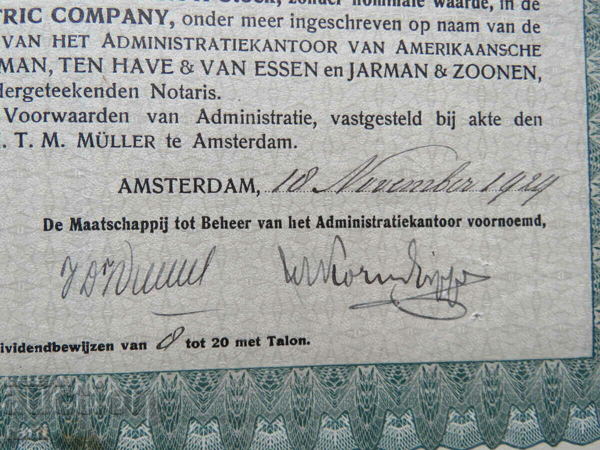 Auction STOCK - USA - Associated Gas and Electric Company - 1928 Auction STOCK - USA - Associated Gas and Electric Company - 1928