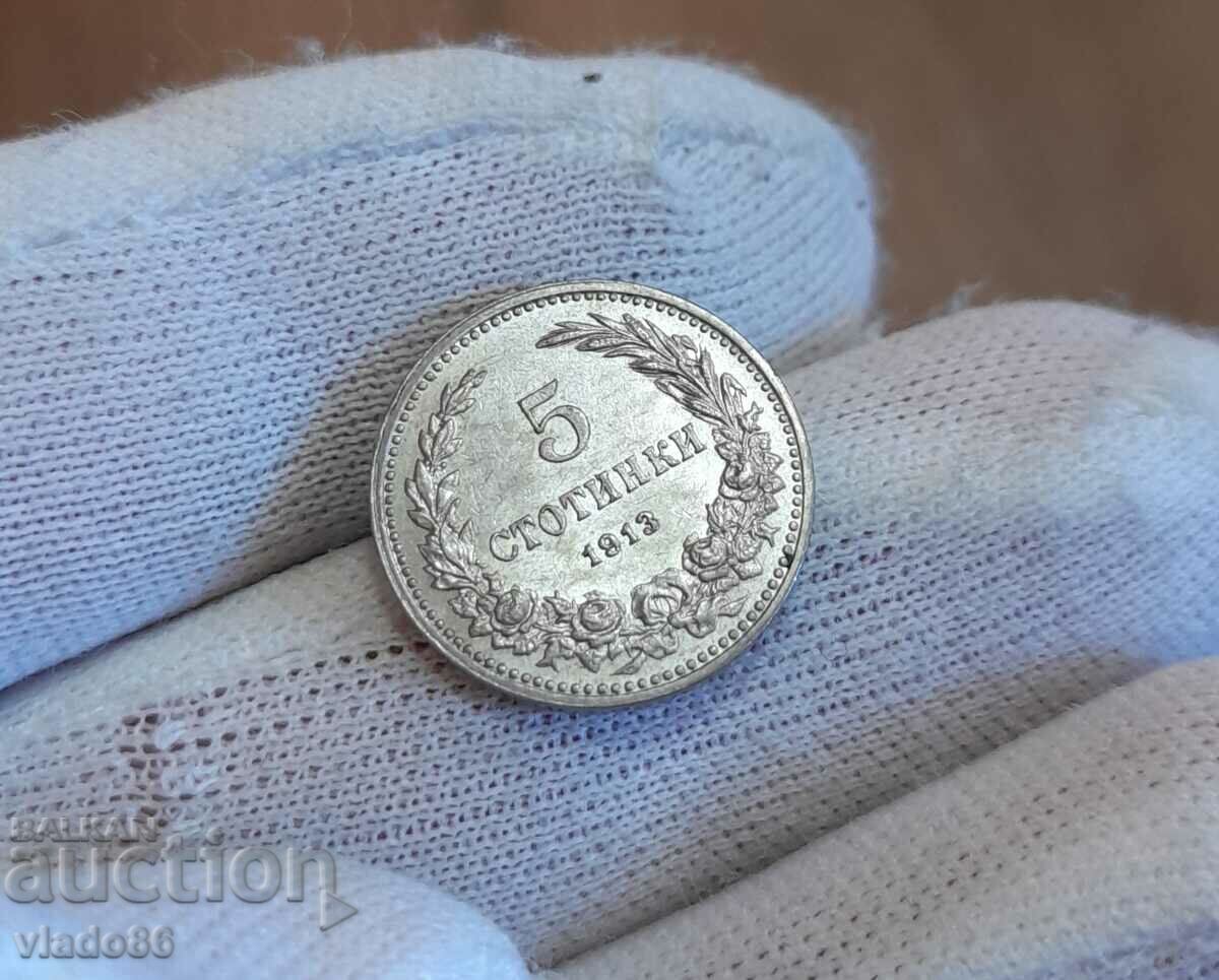 5 cenți 1913