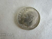 ❌❌❌USA, 1 dime 1964, silver, ORIGINAL❌❌❌