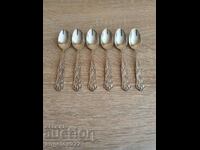 6 PRIMA NS coffee spoons