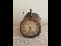 Very old German bronze alarm clock!