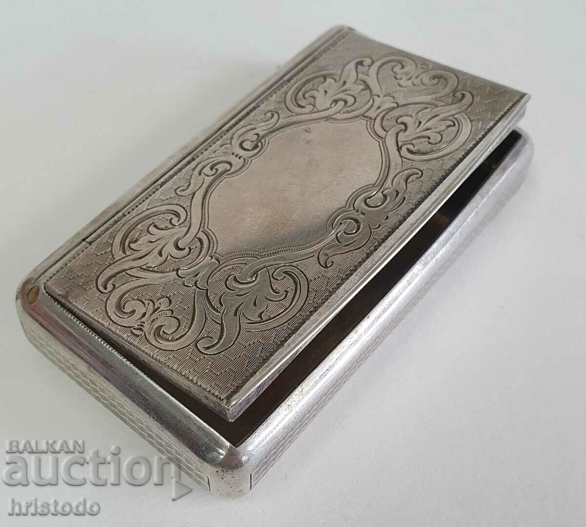 Silver tobacco snuffbox Austria early 19th century