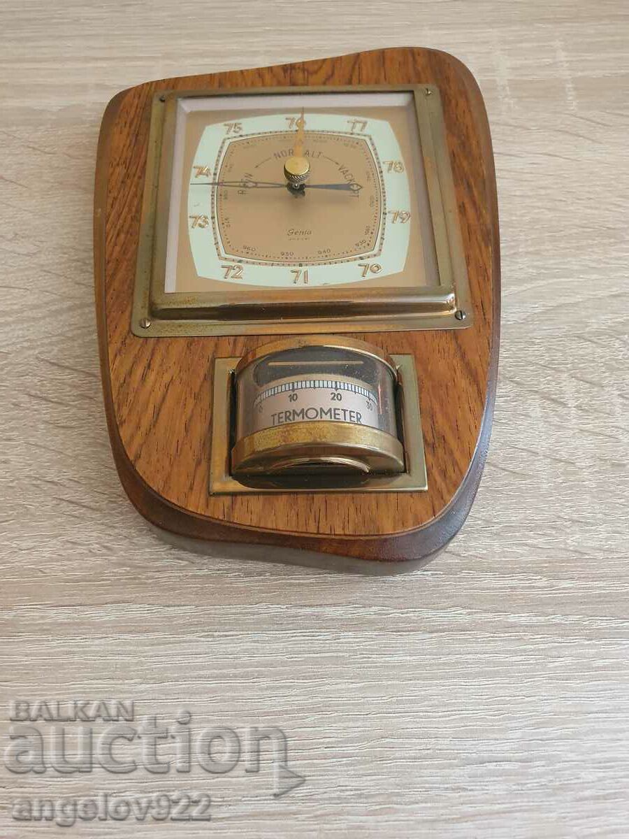 Genia barometer and thermometer