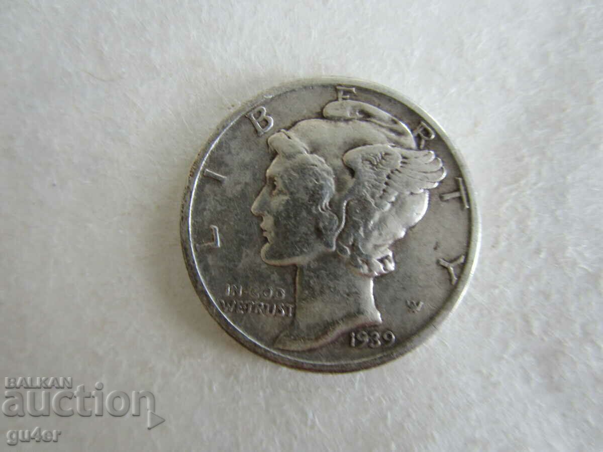 ❌❌❌USA, 1 dime 1939, silver, ORIGINAL❌❌❌