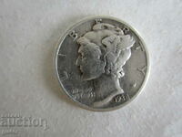 ❌❌❌USA, 1 dime 1938, silver, ORIGINAL❌❌❌