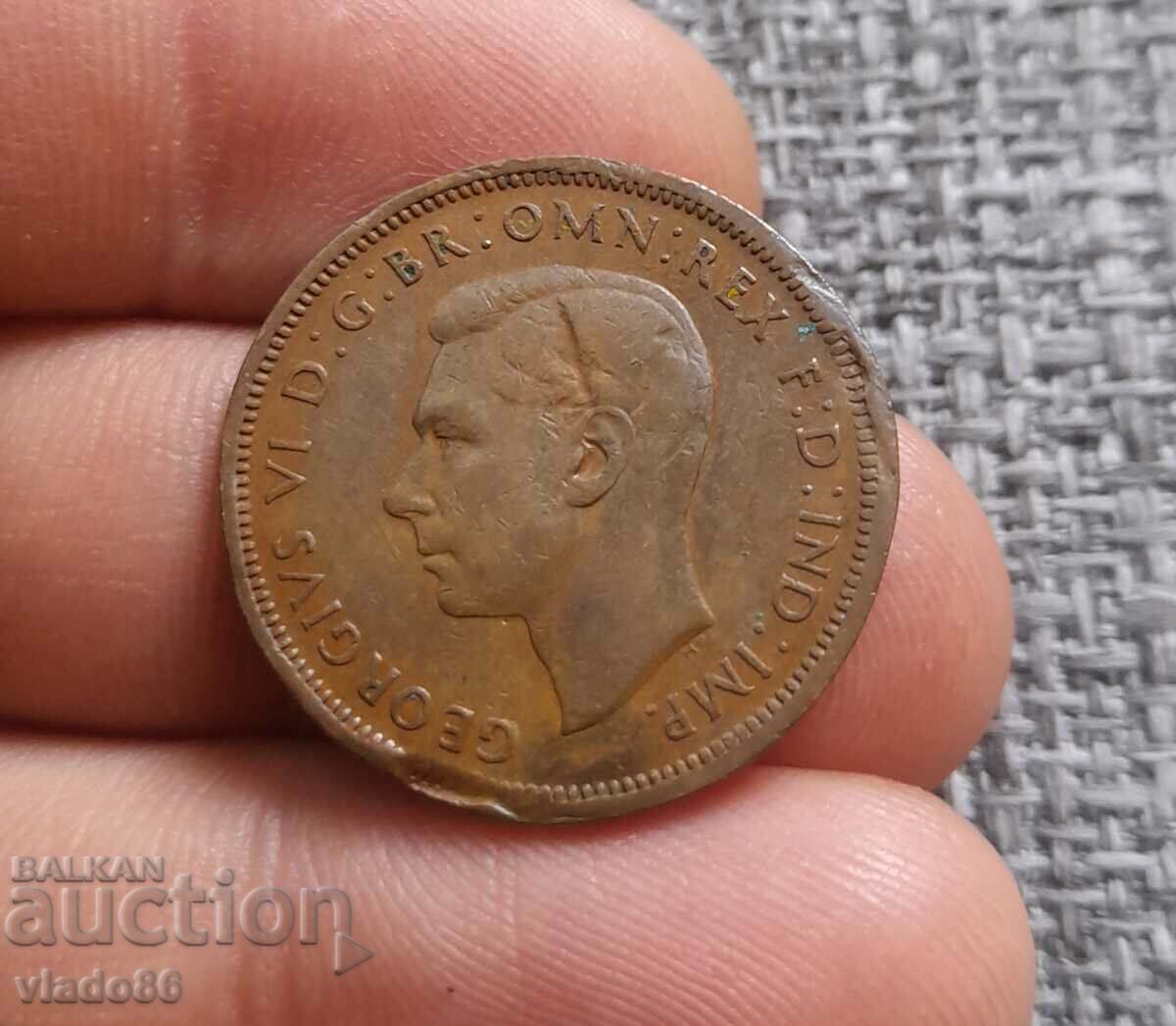 Jumătate de penny 1945
