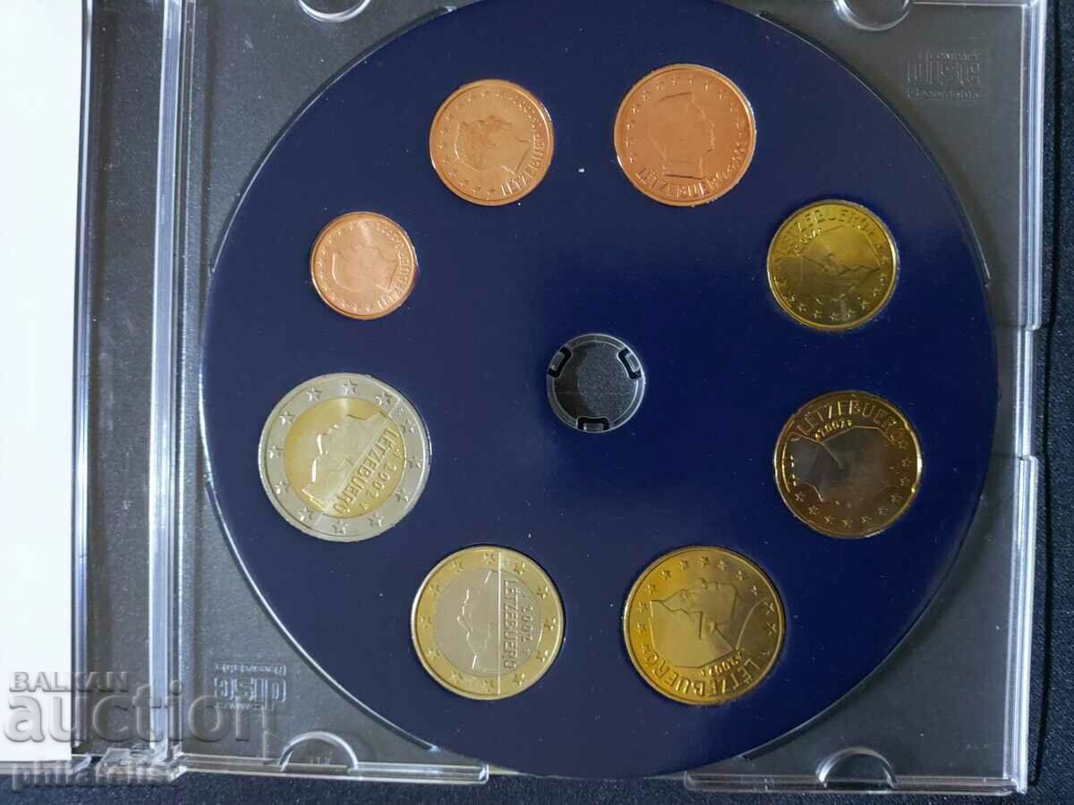 Люксембург 2002 - Евро сет - серия от 1 цент до 2 евро UNC с цена 23.00 лв. | € 11.76 Люксембург 2002 - Евро сет - серия от 1 цент до 2 евро UNC с цена 23.00 лв. | € 11.76