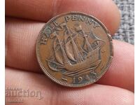 Jumătate de penny 1943