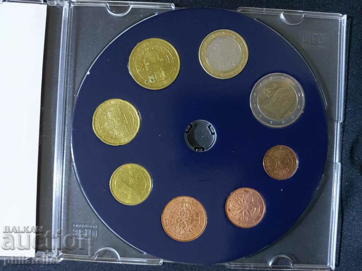 Austria 2002-2003 - Euro set series from 1 cent to 2 euros with price 22.00 BGN | € 11.25 Austria 2002-2003 - Euro set series from 1 cent to 2 euros with price 22.00 BGN | € 11.25