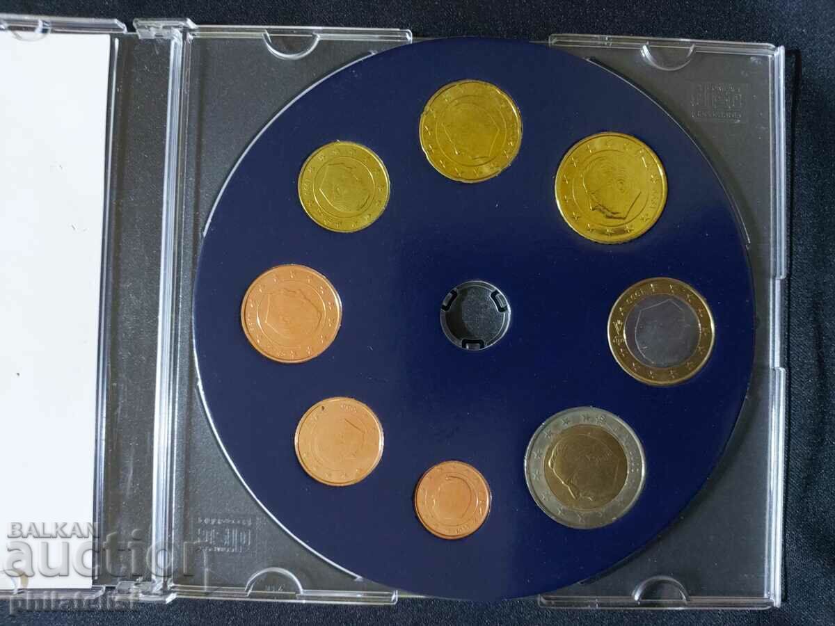Βέλγιο 1999 - 2002 - Euro Set Series 1 Cent to 2 Euro UNC με τιμή 22.00 BGN | € 11.25 Βέλγιο 1999 - 2002 - Euro Set Series 1 Cent to 2 Euro UNC με τιμή 22.00 BGN | € 11.25