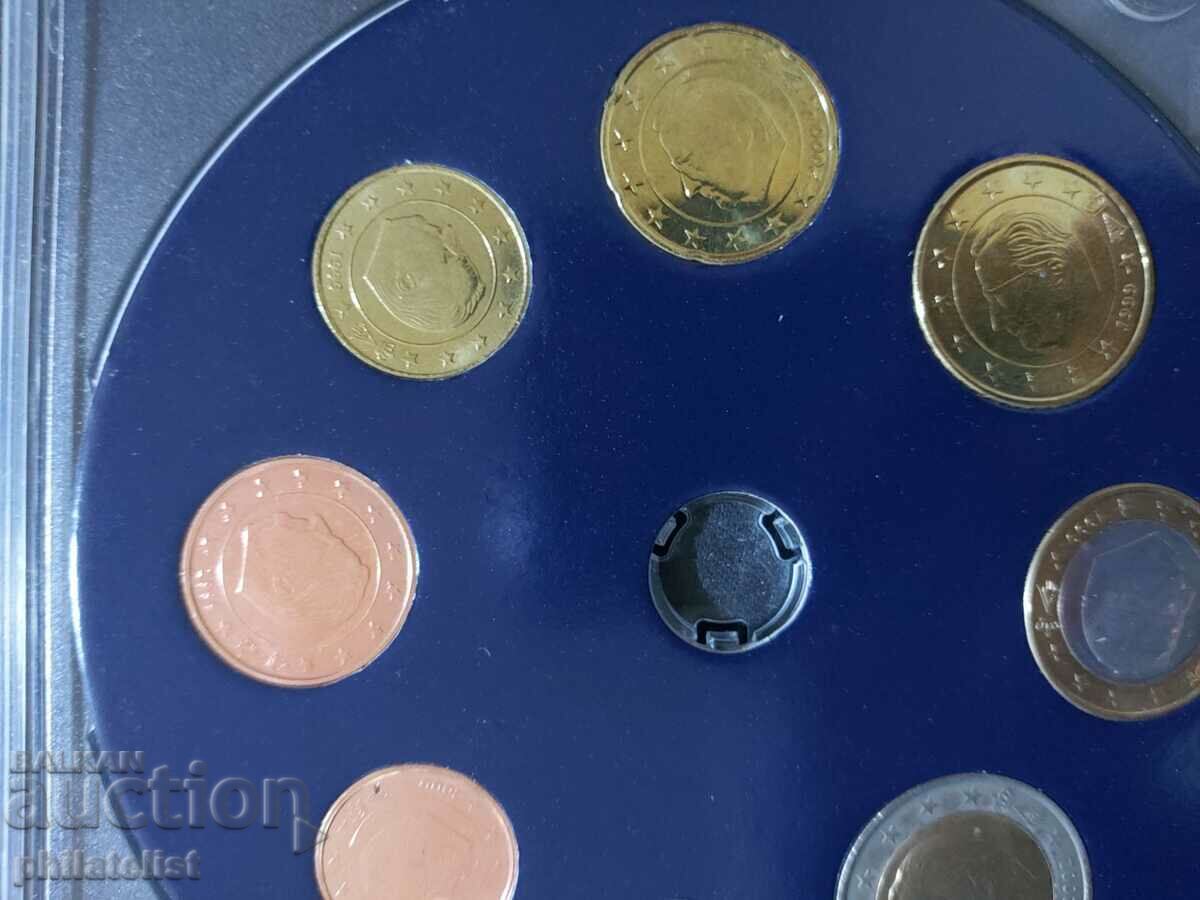 Δημοπρασία Βέλγιο 1999 - 2002 - Euro Set Series 1 Cent to 2 Euro UNC Δημοπρασία Βέλγιο 1999 - 2002 - Euro Set Series 1 Cent to 2 Euro UNC