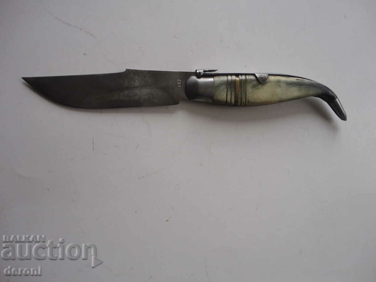 Auction Toledo Spanish Navajo Buffalo Horn Knife Auction Toledo Spanish Navajo Buffalo Horn Knife