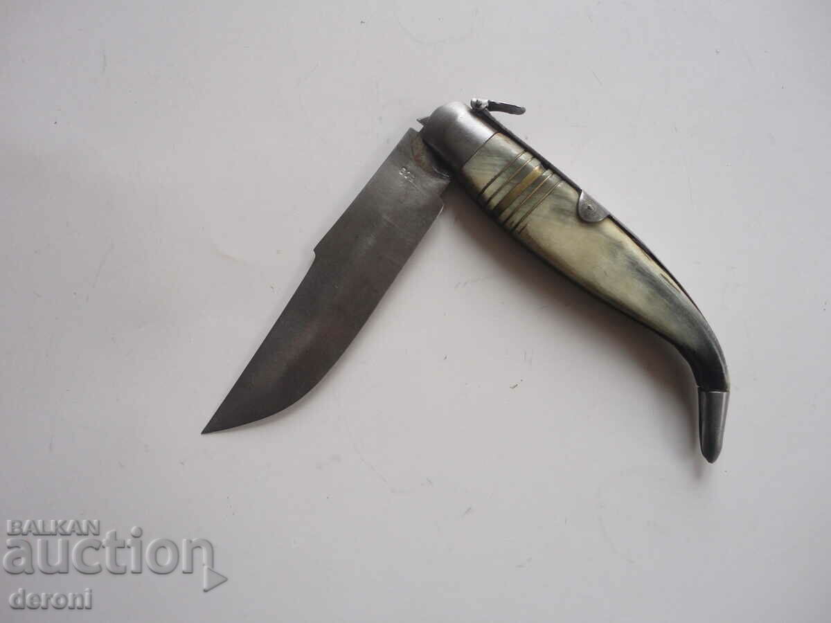 Toledo Spanish Navajo Buffalo Horn Knife - 6 Toledo Spanish Navajo Buffalo Horn Knife - 6