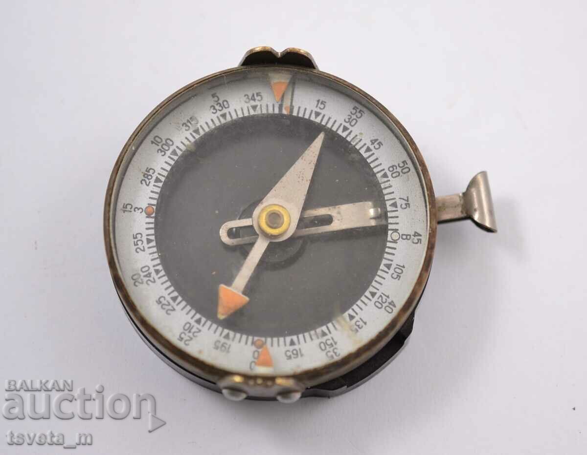 Military compass with bakelite case