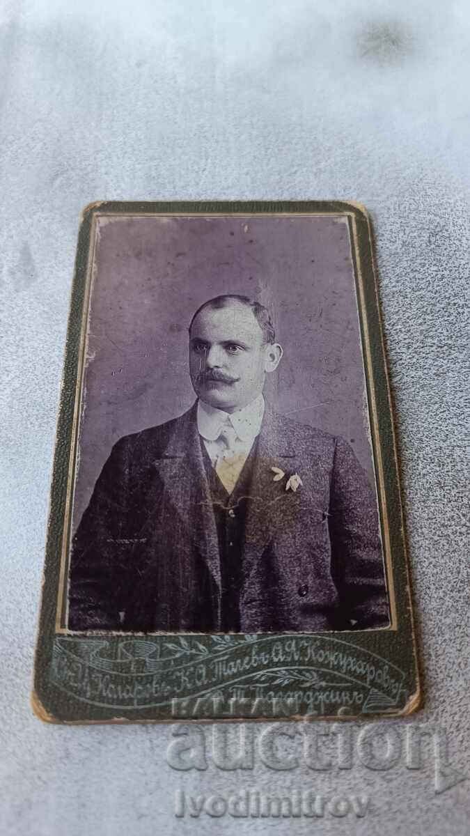 Photo Man with mustache Cardboard