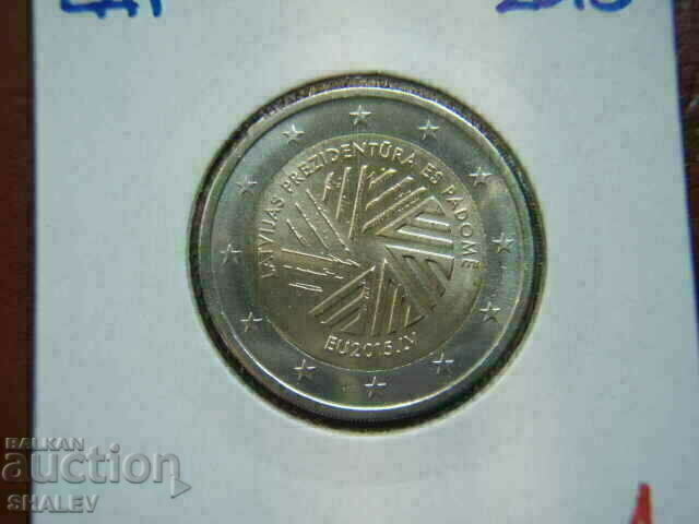 Delivery of 2 euro 2015 Latvia "EU" (1) /Latvia/ - Unc (2 euro)