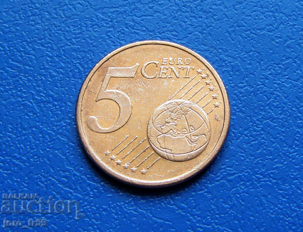 Germania 5 centi euro centi euro 2002D cu preț € 0.26 | 0.51 BGN