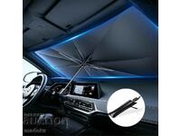 Baldachin-umbrelă pentru mașină: Protecție împotriva razelor UV / Dimensiune: 140x79
