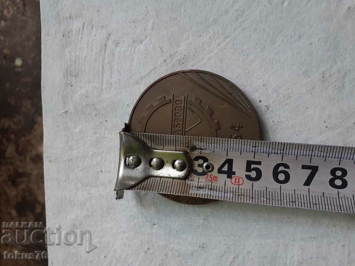 Delivery of Old bronze plaque VMEI Gabrovo 1964 Delivery of Old bronze plaque VMEI Gabrovo 1964