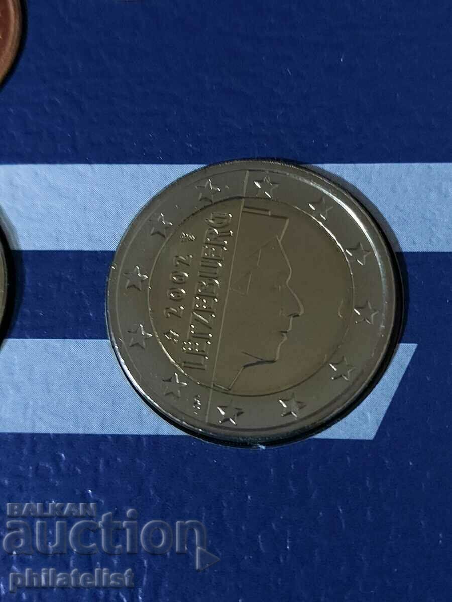 Auction Luxembourg 2002 - Euro Set - 1 cent to 2 euro series Auction Luxembourg 2002 - Euro Set - 1 cent to 2 euro series