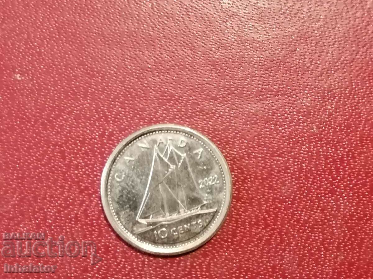 2022 10 cents Canada