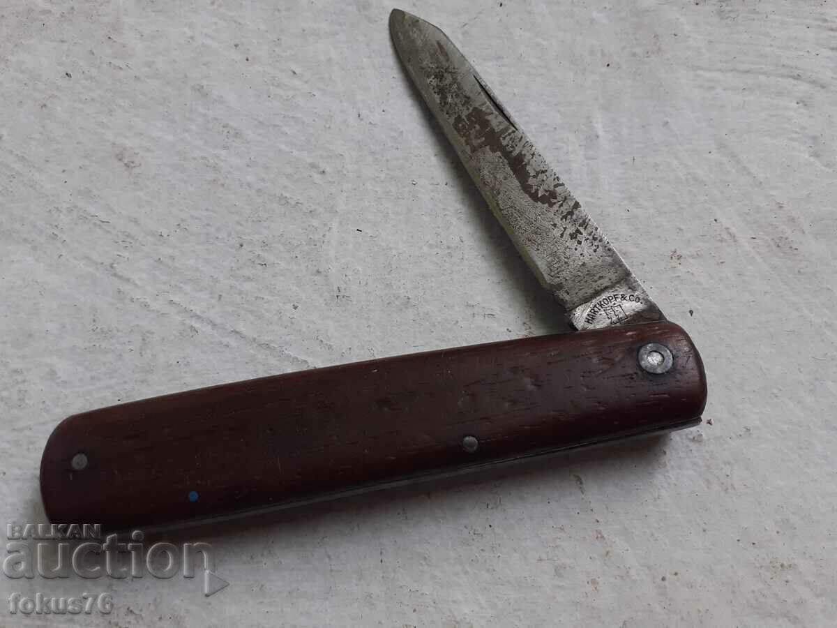 Old German WW2 pocket knife - Hartkopf & Co - Devil's heads with price 190.00 BGN | € 97.15 Old German WW2 pocket knife - Hartkopf & Co - Devil's heads with price 190.00 BGN | € 97.15