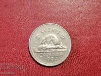 1994 5 cents Canada Beaver
