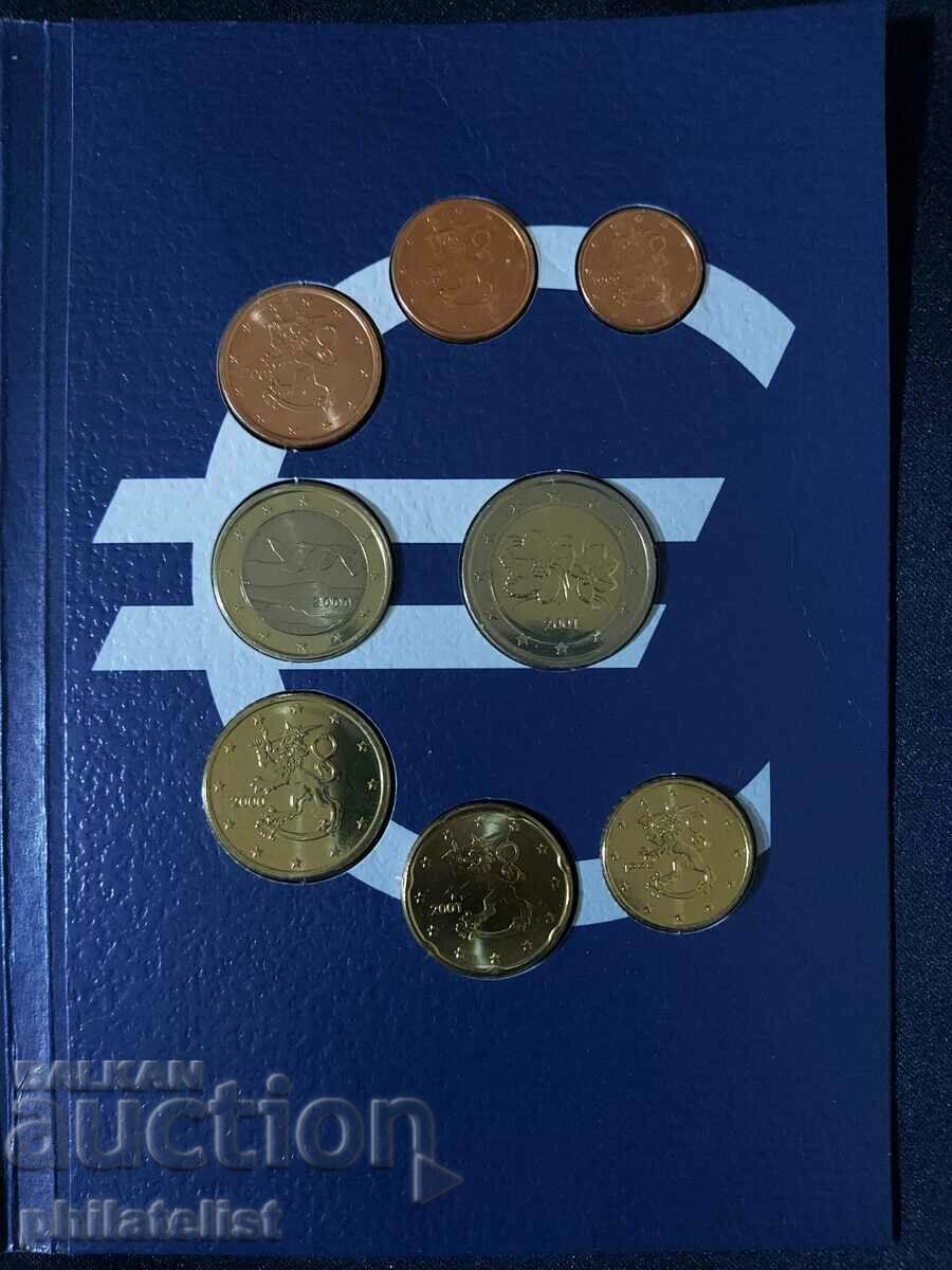 Finland 1999 - 2001 - Euro set from 1 cent to 2 euros with price 22.00 BGN | € 11.25 Finland 1999 - 2001 - Euro set from 1 cent to 2 euros with price 22.00 BGN | € 11.25